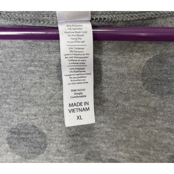 LuLaRoe Disney Classic Tee XL - Minnie Mouse dots - Picture 5 of 6